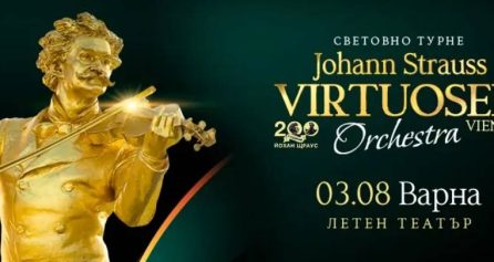 ПРАЗНИК НА ВИЕНСКАТА КЛАСИКА: „JOHANN STRAUSS VIRTUOSEN ORCHESTRA“ - Дворец на културата и спорта - Варна