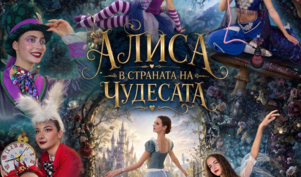 „Алиса в страната на чудесата“ — балетна школа „Реверанс“ на сцената на Държавна опера – Варна - Дворец на културата и спорта - Варна